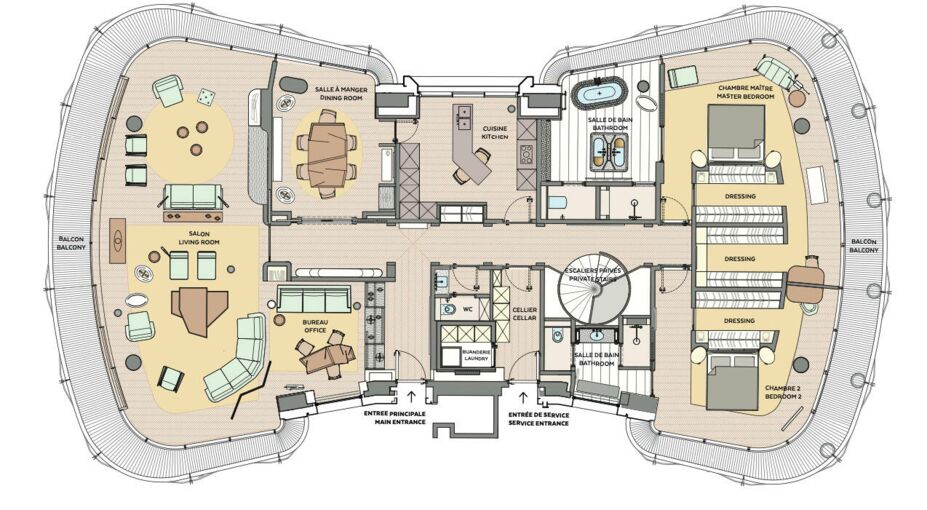 MAGNIFICENT DUPLEX AT ONE MONTE-CARLO E1